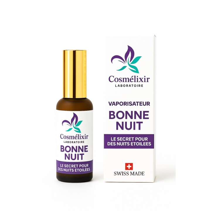 Aromaspray Gute Nacht - Das Geheimnis für sternenklare Nächte - 50ml - Cosmélixir