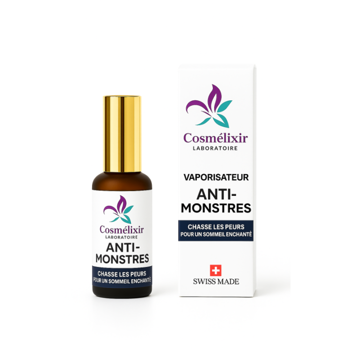 Vaporizzatore Anti-Mostri - Scaccia le paure per un sonno incantato - 50ml - Cosmélixir