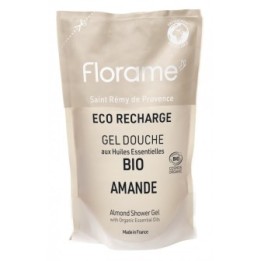 Bio-Duschgel mit ätherischen Ölen - Mandel-Essenz - Nachfüllpackung 700 ml - Florame