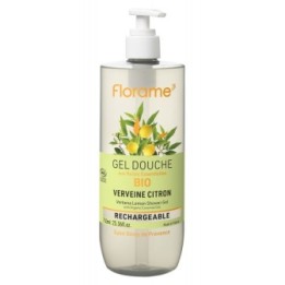 Bio-Duschgel mit ätherischen Ölen, nachfüllbar - Verbene-Zitrone - 750 ml - Florame