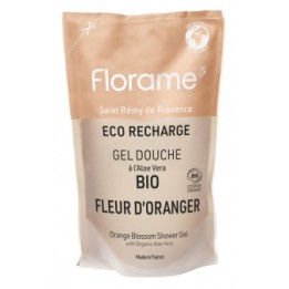 Gel doccia BIO con oli essenziali - Fiore d’Arancio - Eco-ricarica 700 ml - Florame