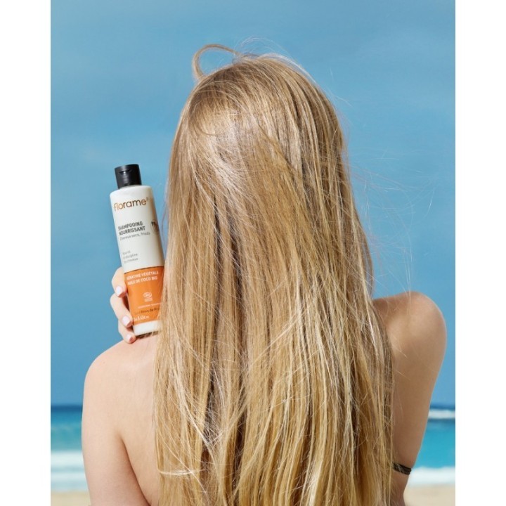 Shampoo BIO Nutriente con cheratina vegetale e olio di cocco - 250 ml - Florame