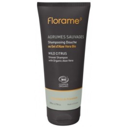 Gel doccia BIO per uomo, Corpo & Capelli - Agrumi selvatici - 200 ml - Florame