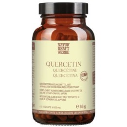 Quercetin - 110 Vegicaps à 600 mg - NaturKraftWerkeQuercetin 110 Vegicaps à 600 mg - extrait de fleurs de sophora du Japon en fl