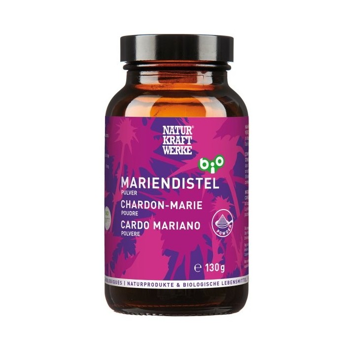 Cardo Mariano bio in polvere - 130 g - NaturKraftWerke