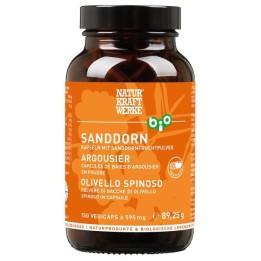 Olivello spinoso - 150 Vegicaps à 595 mg BIO - NaturKraftWerke