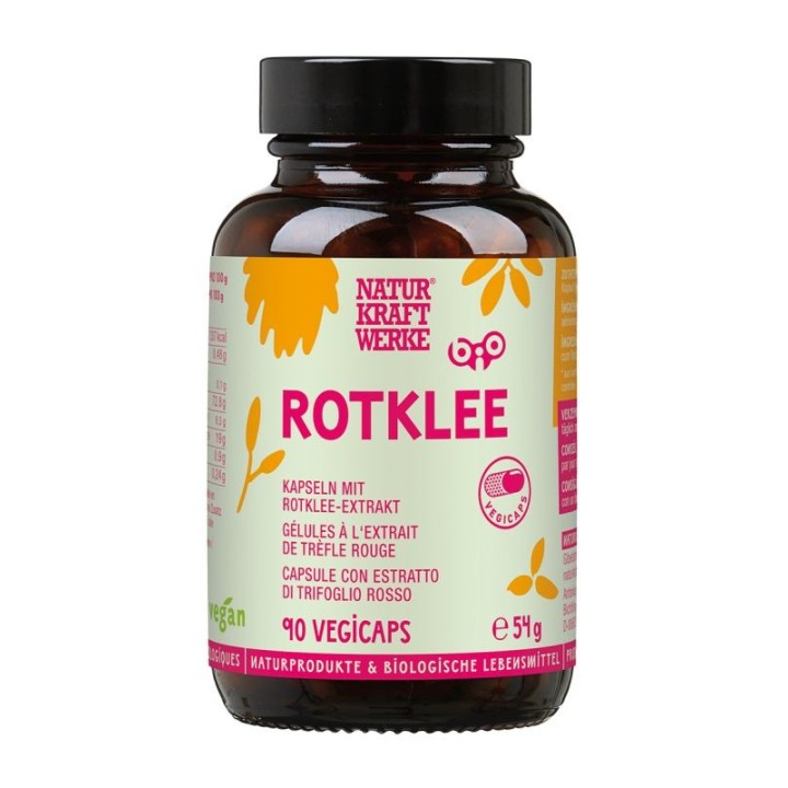 Trèfle rouge Extrait BIO - 90 Vegicaps - NaturKraftWerke
