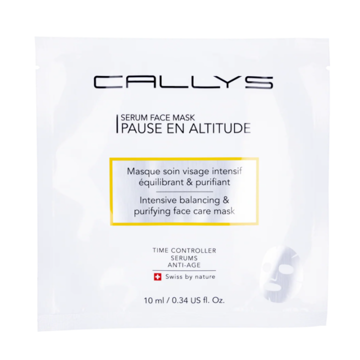 Pause en Altitude - Masque cellulose équilibrant & purifiant - Callys - 10 ml