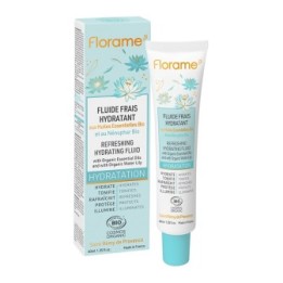 Fluide frais hydratant BIO, aux huiles essentielles et Nénuphar - 40 ml - Florame