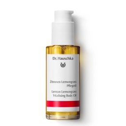 Dr. Hauschka Huile de Soin Citron Citronnelle - 75 ml - raffermissante, vegan, certifiée NATRUE, toutes peaux
