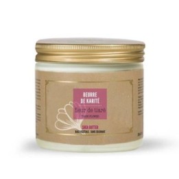 Burro di karité Marius Fabre - 100 ml - cura corpo e labbra, profumo di tiaré, vasetto in vetro