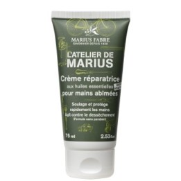 Crema riparatrice mani danneggiate Atelier de Marius - 75ml - olio oliva BIO, karité, lavanda