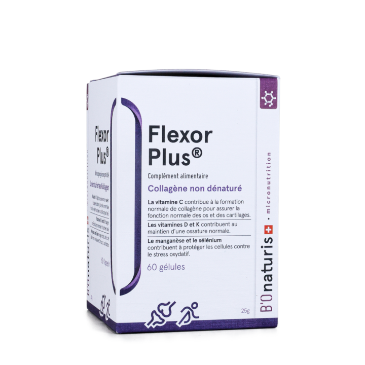Flexor PLUS – Nahrungsergänzungsmittel Gelenke & Knorpel – 60 Kapseln – BIOnaturis