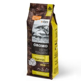 Chicchi di caffè biologico ed equo solidale, Oromo (100% Arabica) - 500g - Claro