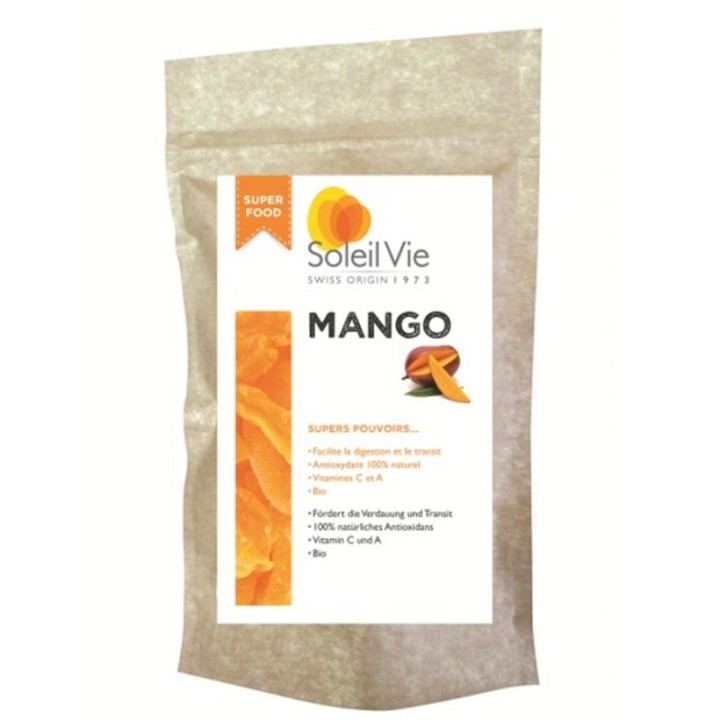 Mangues séchées Bio Equitable - 70g - Soleil Vie
