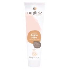 Maschera all'argilla rosa, per pelli sensibili e irritate - 100g - Argiletz