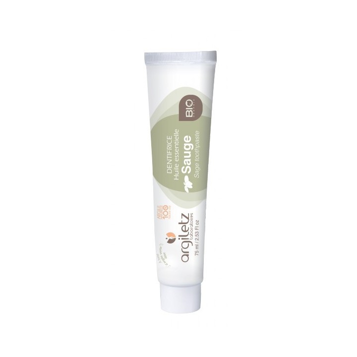 Dentifricio Salvia Biologica - 75ml - Argiletz