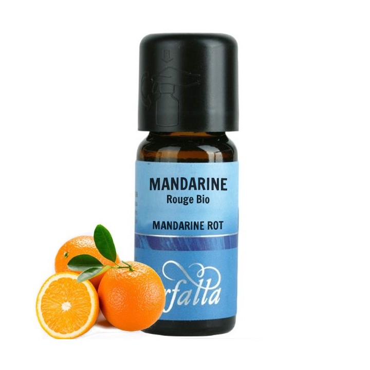 Huile essentielle (Ethérée) - Mandarine rouge Bio - 100% naturelle et pure -  10ml - Farfalla