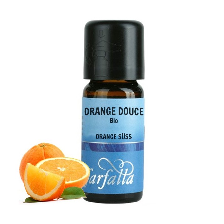 Huile essentielle (Ethérée) - Orange Douce BIO - 100% naturelle et pure -  10ml - Farfalla