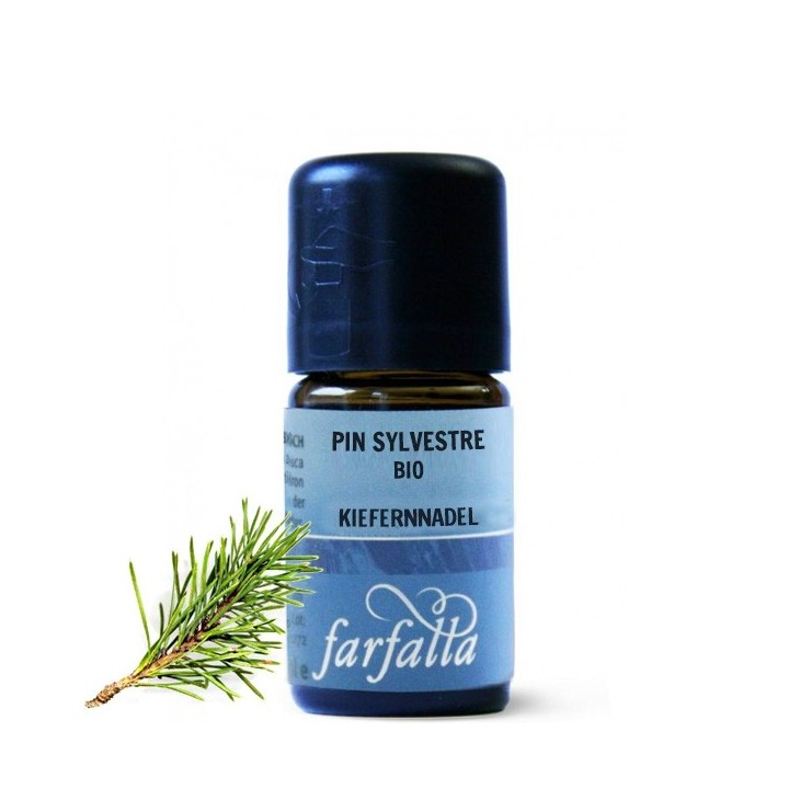 Huile essentielle (Ethérée) - Pin Sylvestre (Plantes sauvages) BIO - 100% naturelle et pure -  5ml - Farfalla