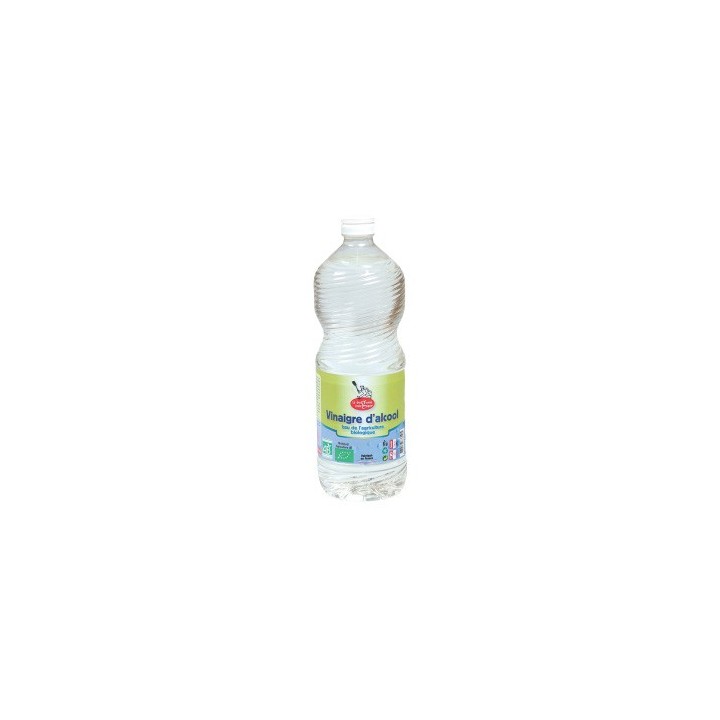 Vinaigre d'alcool BIO 8% - 1 Liter - La Droguerie écologique
