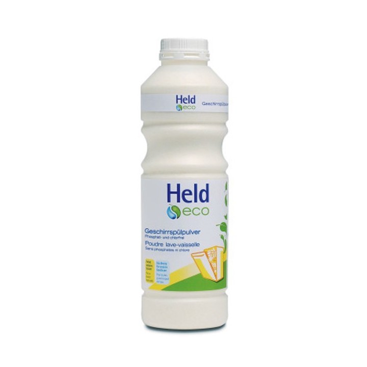 Polvere lavastoviglie senza fosfati ni cloro - 850g - Held