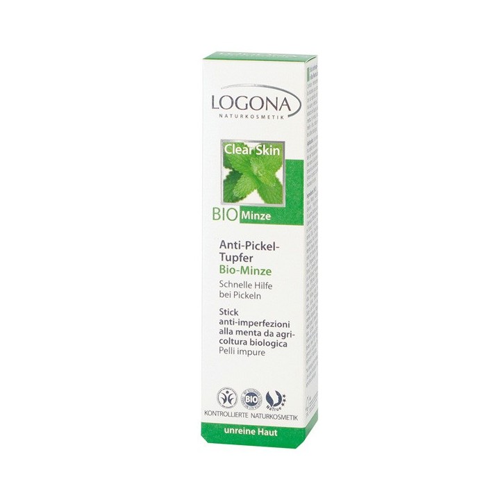 Stop-Pulsanti Menta biologica - 6ml - Logona