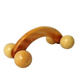 Massaggio ruota in legno- 1 pezzo