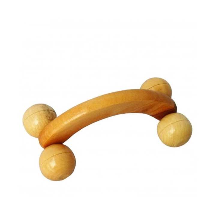 Massaggio ruota in legno- 1 pezzo