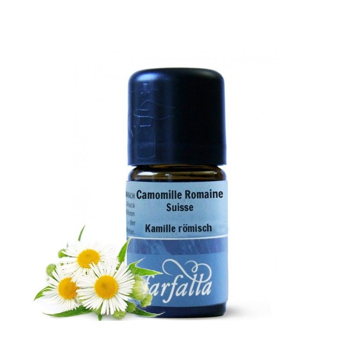 Huile essentielle (Ethérée) - Camomille romaine Suisse - 5ml - Farfalla