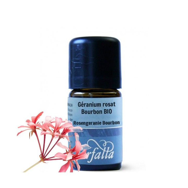 Ätherische Öle - Rosengeranie Bourbon bio, 5ml - Farfalla