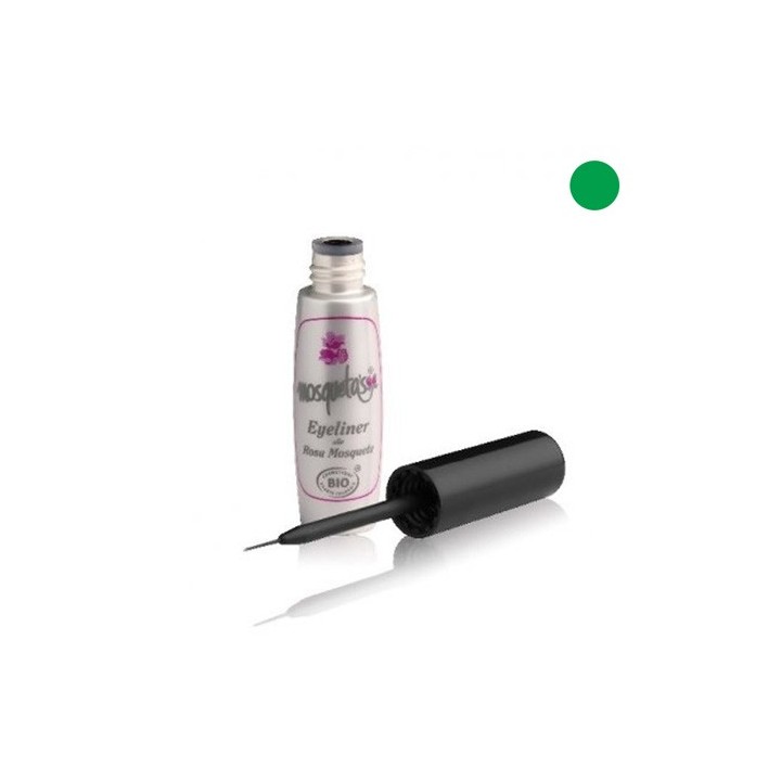 Ancien emballage - Eyeliner à la Rose Musquée Bio - Vert - 4,5ml - Mosqueta's 