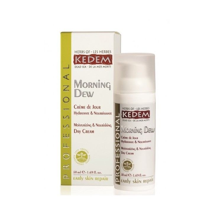 Morning Dew - Crème de Jour hydratante & nourrissante, pour tous types de peaux - 50ml - Les Herbes de Kedem