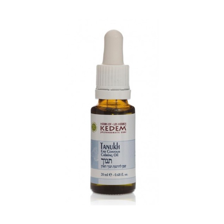 Tanukh - Öl zur Behandlung und und Erleichterung bei Mittelohrentzündung - 20ml - Herbs of Kedem 