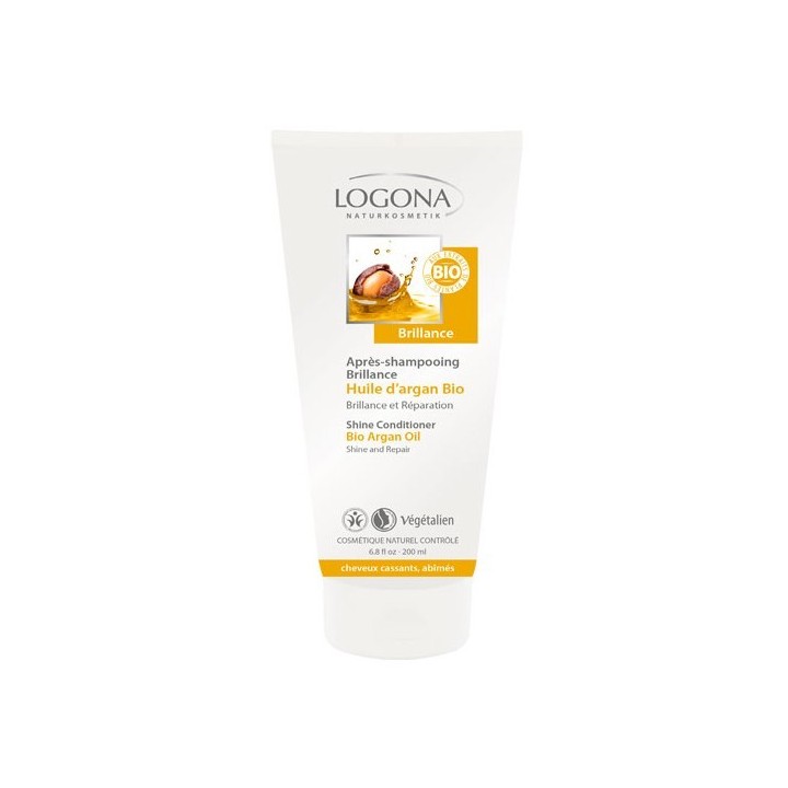 Après-shampooing Brillance à l'huile d'argan - 200ml - Logona