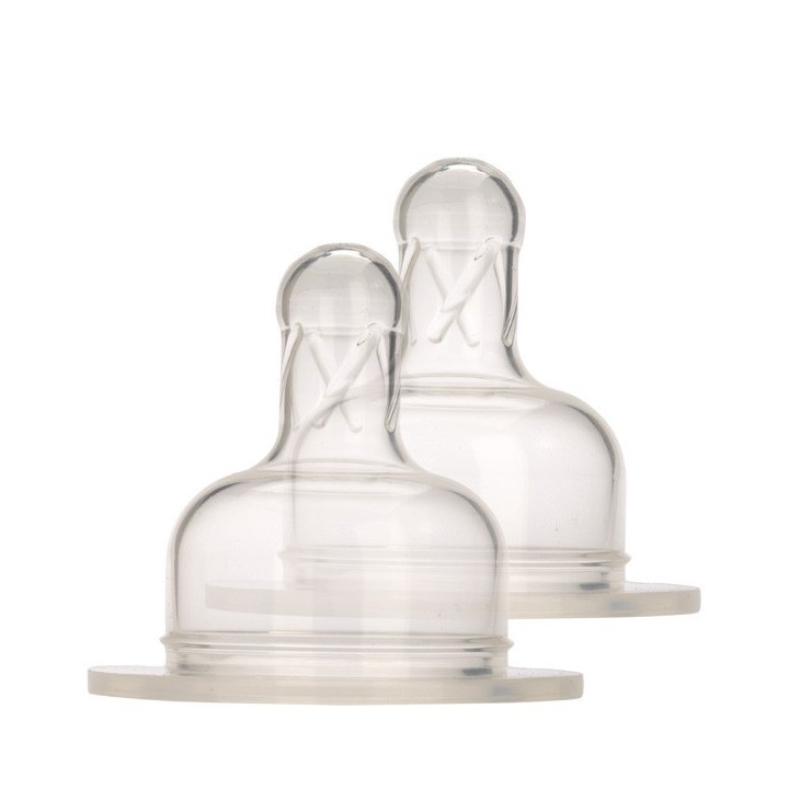 Tétines (5 types différents) pour Biberons Born Free en silicone - (Lot de 2) - Born Free