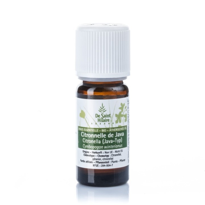 HUILE ESSENTIELLE DE CITRONNELLE DE JAVA - 10ML - DE SAINT HILAIRE