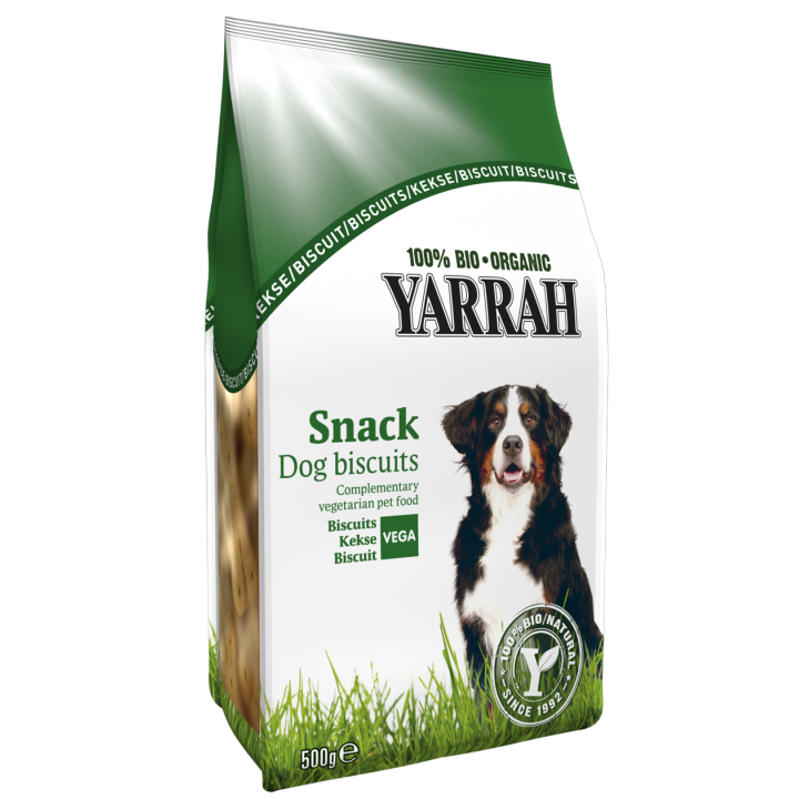 Biscuits Vage (végétaliens) Bio pour Chiens - 500g - Yarrah BIO