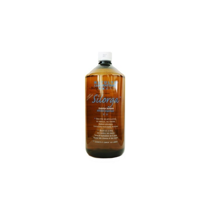 Silorga, Silicium organique en solution buvable - 1000ml - Laboratoire NATULYS