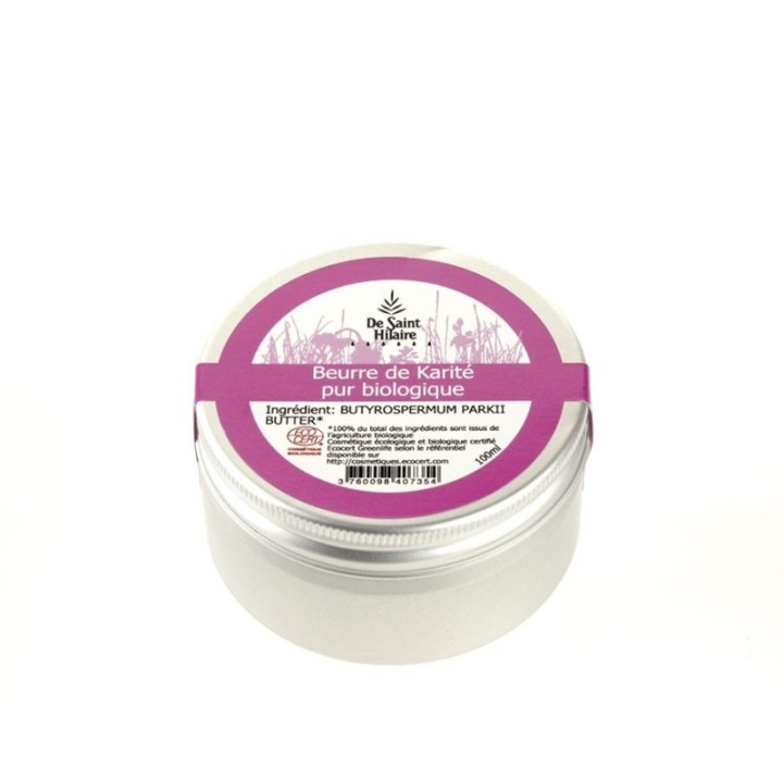 Burro di Karitè, Puro & 100% Bio - 100ml - De Saint-Hilaire