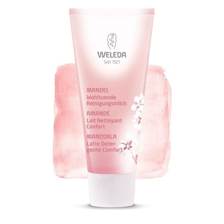 Latte detergente comfort viso alla mandorla - 75ml - Weleda