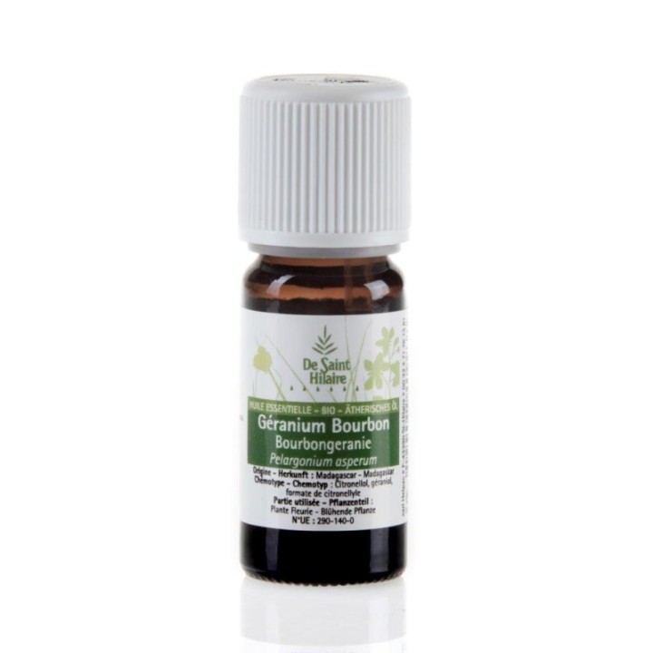 Huile essentielle de Géranium Bourbon - 10ml - De Saint Hilaire