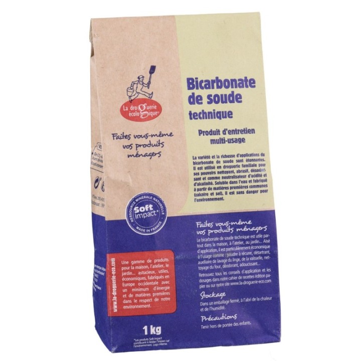Natron (Technisch Natriumhydrogencarbonat)  - 1 kg - Die ökologische Drogerie