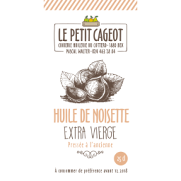 Olio tradizionale Nocciola - da 2,5dl a 5dl - Le Petit Cageot
