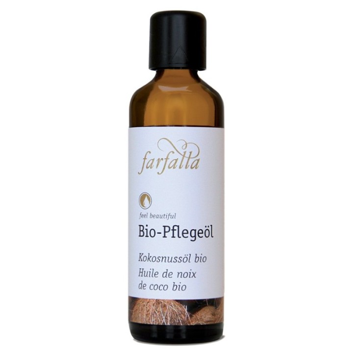 Huile de noix de coco bio, 75ml - Farfalla