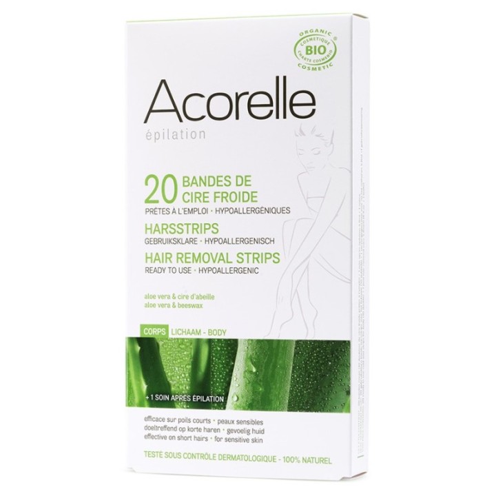 Bandes Dépilatoires Corps – 10x2 – Acorelle