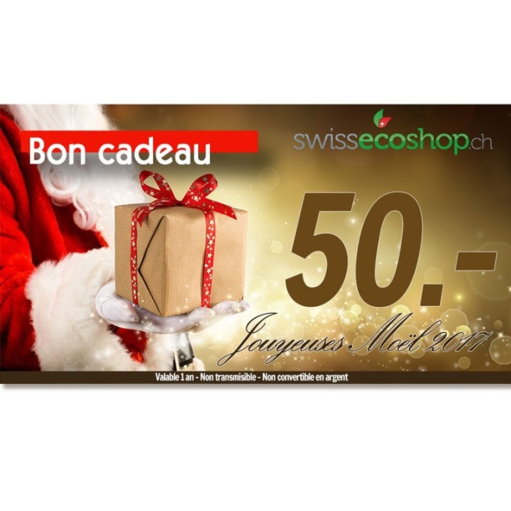 Buono regalo "Natale", 50.- CHF - SwissEcoShop.ch