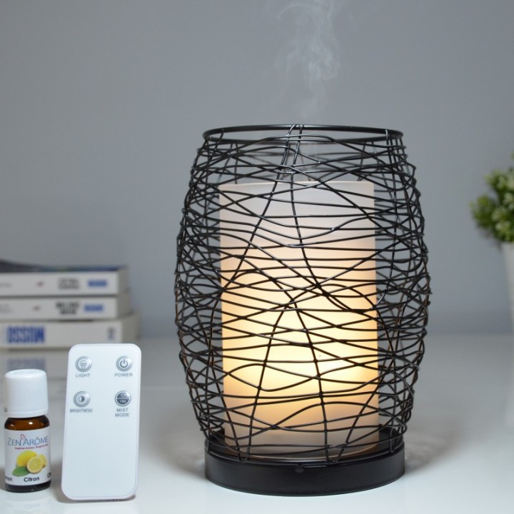 Diffuseur d'huiles essentielles, Ultrasonique avec effet bougie (photophore) - VOLUPSIA - ZEN'Arôme