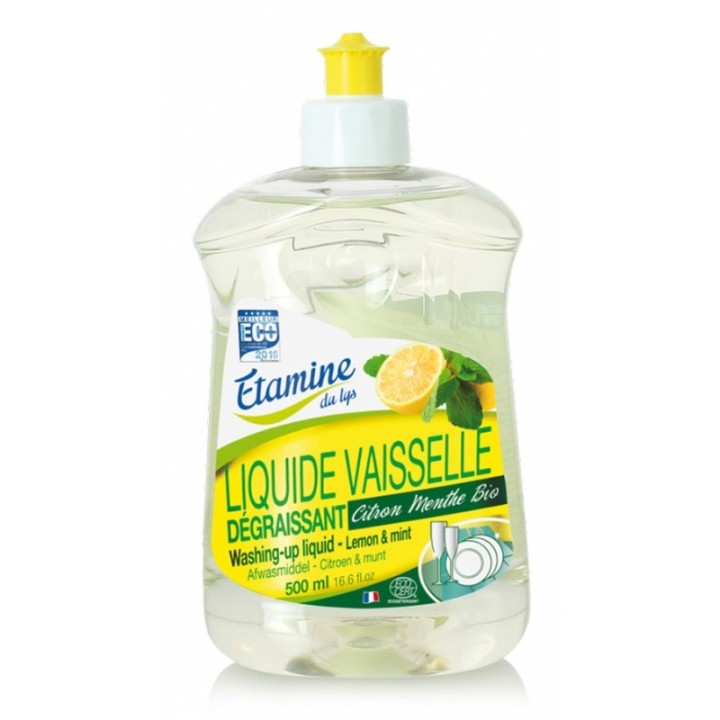 Geschirr-Abwaschmittel Zitrone Minze - 500 ml - Etamine du Lys