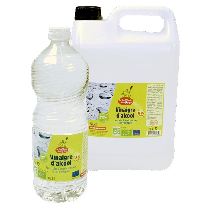BIO Alkohol Essig 8 % - 5 Liter - La Droguerie écologique